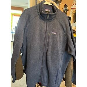 Patagonia Better Sweater Full Zip Fleece Jacket Mens 3XL Navy Blue 25528